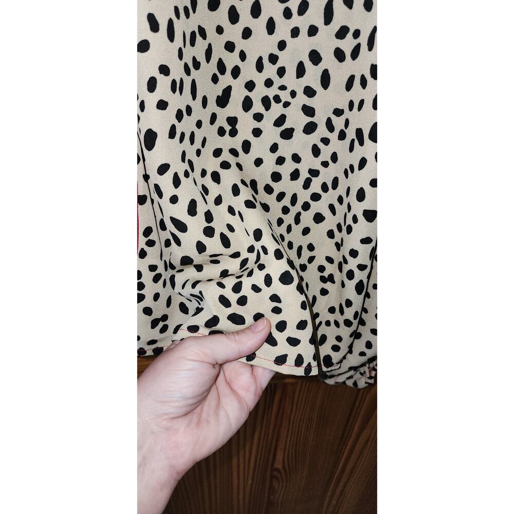 Haptics red and‎ leopard blouse 3x - Picture 2 of 7